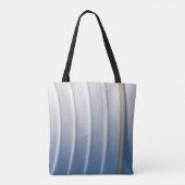 Blue and white plastic container トートバッグ (裏面)