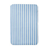 Blue and White Striped バスマット (正面縦)
