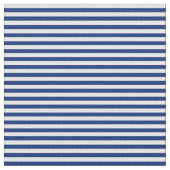 Blue and White Stripes ファブリック (クローズアップ)