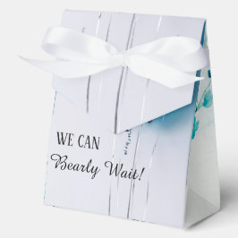 Blue and White Tent Baby Shower Favor Box. フェイバーボックス