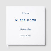 Blue and White Wedding ゲストブック (正面)