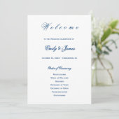 Blue and White Wedding プログラム (スタンド正面)