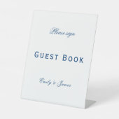 Blue and White Wedding 台座サイン (正面)