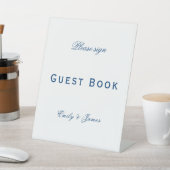 Blue and White Wedding 台座サイン (インサイチュ)