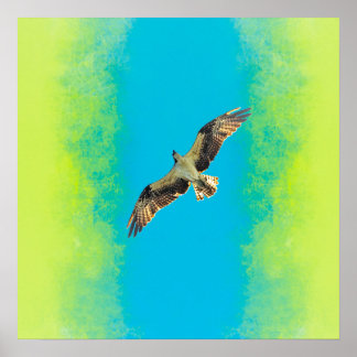 Blue and yellow ポスター