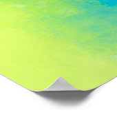 Blue and yellow ポスター (角)