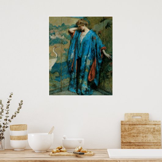 Blue and Yellow, 1910, Robert Reid ポスター (キッチン)