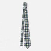 Blue and Yellow Plaid Necktie Tie ネクタイ (裏面)