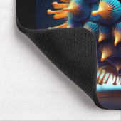 Blue And Yellow Spore Ball マウスパッド (コーナー)