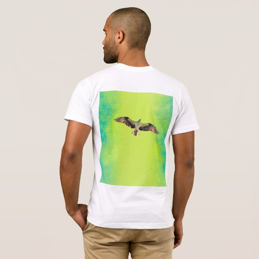 Blue and yellow tシャツ (裏面フル)