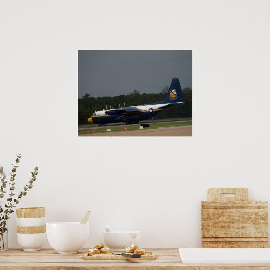 Blue Angels' C-130 "Fat Albert". ポスター (キッチン)