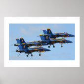 Blue Angels in Formation ポスター (正面)