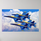 Blue Angels in the cloudsポスター ポスター (正面)