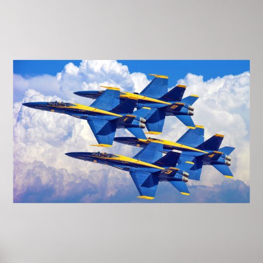 Blue Angels in the cloudsポスター ポスター (正面)