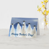 BLUE ANGELS Jet Fighters父の日のカード カード (黄色い花)