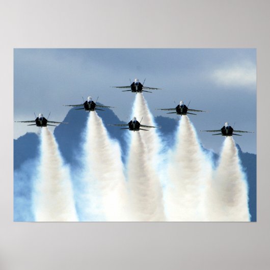 Blue_Angels_on_Delta_Formation ポスター (正面)