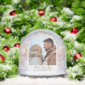 Blue Arched Photo Holiday Snow Globe (クリスマス)