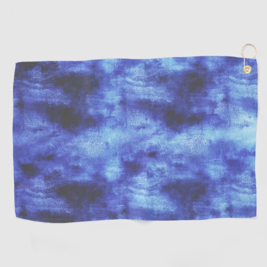 blue area ゴルフタオル (横)