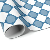 Blue Argyle Golf Pattern Wrapping Paper ラッピングペーパー (ロールコーナー)