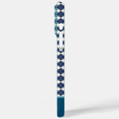 Blue Argyle Personalize Case-Mate iPhoneケース (裏面 / 左)