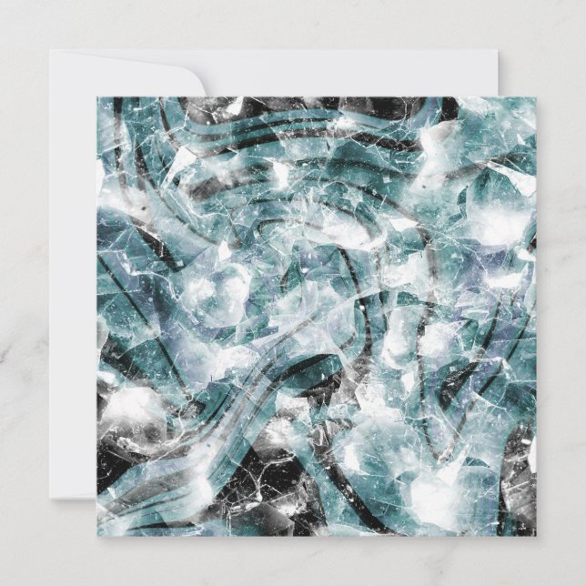 Blue asbtract glass texture (正面)