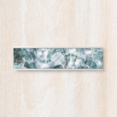 Blue asbtract glass texture サインプレート (正面)
