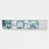 Blue asbtract glass texture サインプレート (正面)