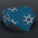 Blue Atom Molecule Pattern Teacher Science ネクタイ<br><div class="desc">This cute atom molecule pattern is great for the scientist,  teacher,  or science lover in your life.</div>