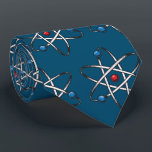 Blue Atom Molecule Pattern Teacher Science ネクタイ<br><div class="desc">This cute atom molecule pattern is great for the scientist,  teacher,  or science lover in your life.</div>