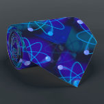 Blue Atomic Structure Science ネクタイ<br><div class="desc">BLUE ATOMIC STRUCTURE TIE. Cool,  trendy and fun science inspired tie designed as a gift for all scientists,  science teachers,  science students,  in short any science geek in your life (and that includes you)! Designed by Science Geekness© at http://www.zazzle.com/sciencegeekness*</div>