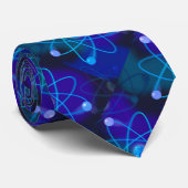 Blue Atomic Structure Science ネクタイ (ロール)