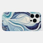 Blue Aurora Iphone 16ProMaxケース Case-Mate iPhoneケース (裏面 (横))