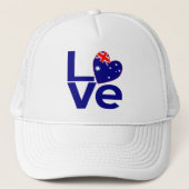 Blue Aussie LOVE キャップ (正面)