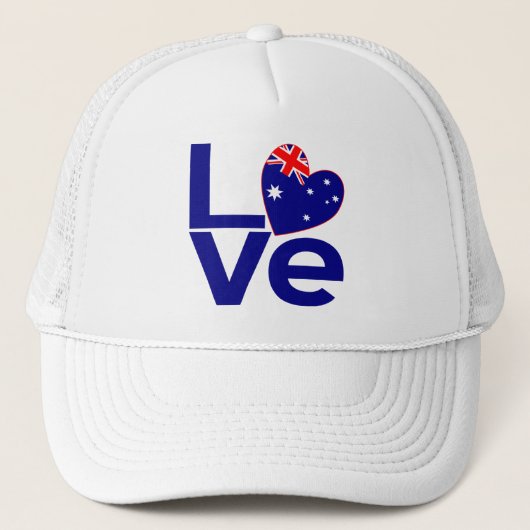 Blue Aussie LOVE キャップ (正面)