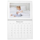 Blue Baby Boy Birth Announcement Calendar 2026 カレンダー (2月 2027)