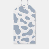 Blue Baby Clothesline Little Cowboy Baby Shower ギフトタグ (裏面)