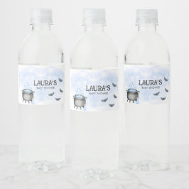 Blue Baby is Brewing ハロウィンベビーシャワー ペットボトルラベル