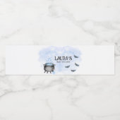 Blue Baby is Brewing Halloween Baby Shower ペットボトルラベル (シングルラベル)