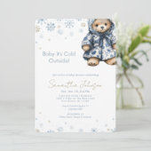 Blue Baby It's Cold Outside Teddy Bear 招待状 (スタンド正面)
