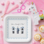 Blue Baby Soda Ready to POP ペーパープレート (パーティー)