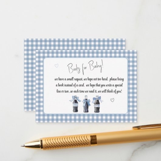 Blue Baby Soda Ready to POP Books for Baby エンクロージャーカード (正面/裏面インサイチュ)