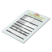 Blue Babysitters Journalメモ帳 ノートパッド (アングル)