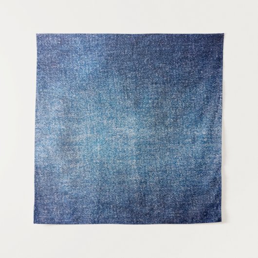 Blue background, denim jeans texture background. D タペストリー (正面)