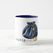 Blue Bag Gold Apple Chain マグカップ (中央)