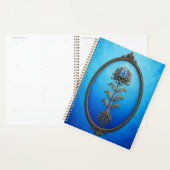 Blue Ballerina Stone Flower Notebook プランナー手帳 (ディスプレー)