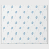 Blue balloon Gift Wrapping Cadeaupapier  ラッピングペーパー (フラット)