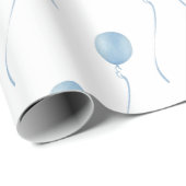 Blue balloon Gift Wrapping Cadeaupapier  ラッピングペーパー (ロールコーナー)