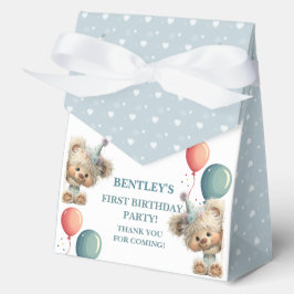 Blue Balloon Hedgehogs Celebration フェイバーボックス