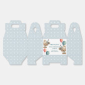 Blue Balloon Hedgehogs Celebration フェイバーボックス (見開き)