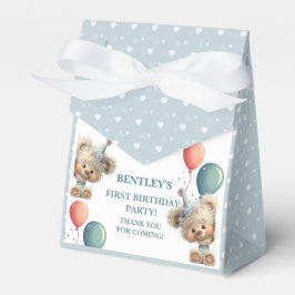 Blue Balloon Hedgehogs Celebration フェイバーボックス